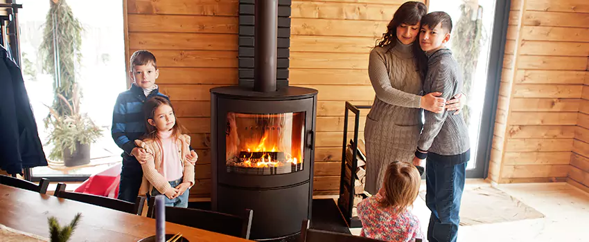 Morso Cast Iron Fireplace Insert Installation in Valinda, California