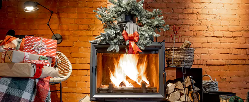 Travis Industries Linear Gas Fireplace Installation in Valinda, California