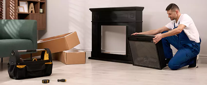 Old Rusted Metal Fireplace Repair And Replacement in Valinda, CA